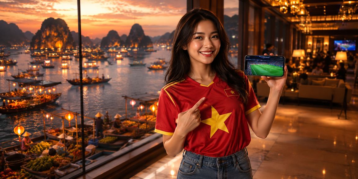 Không khí lễ hội Hạ Long với người hâm mộ xem ưu đãi bóng đá